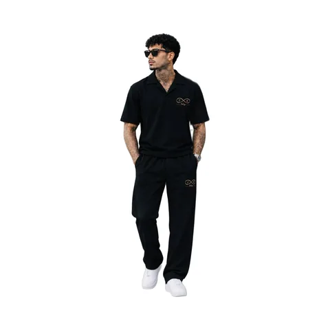 طقم بولو أسود