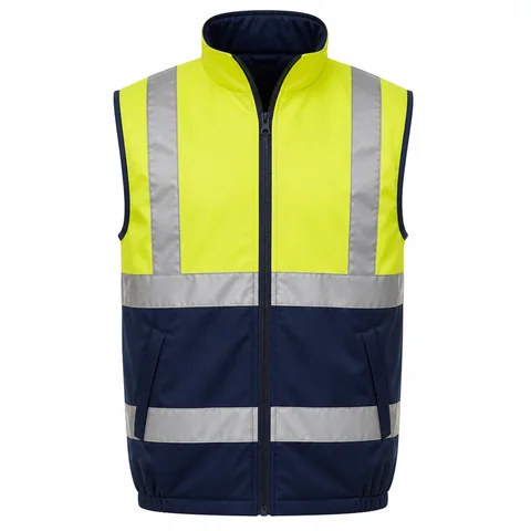Two-Tone Industrial Safety Vest — indicative image of this type of item, not the exact supplier model