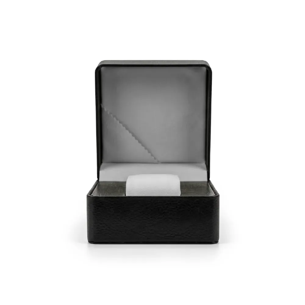 Premium PU Leather Single Watch Gift Box with Removable Cushions