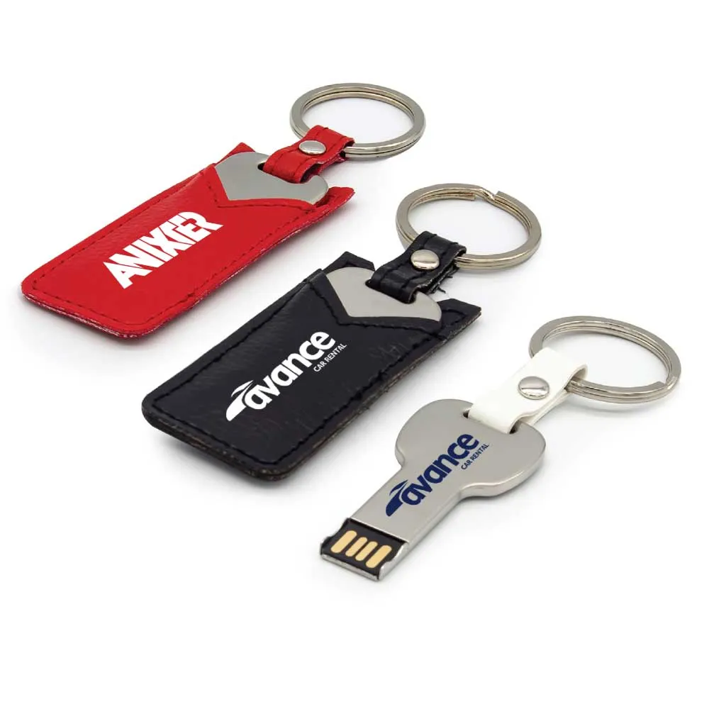 8GB Key Shaped USB with Leather Case