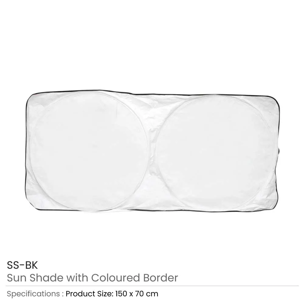 Sunshades for Cars in White Tyvek Material
