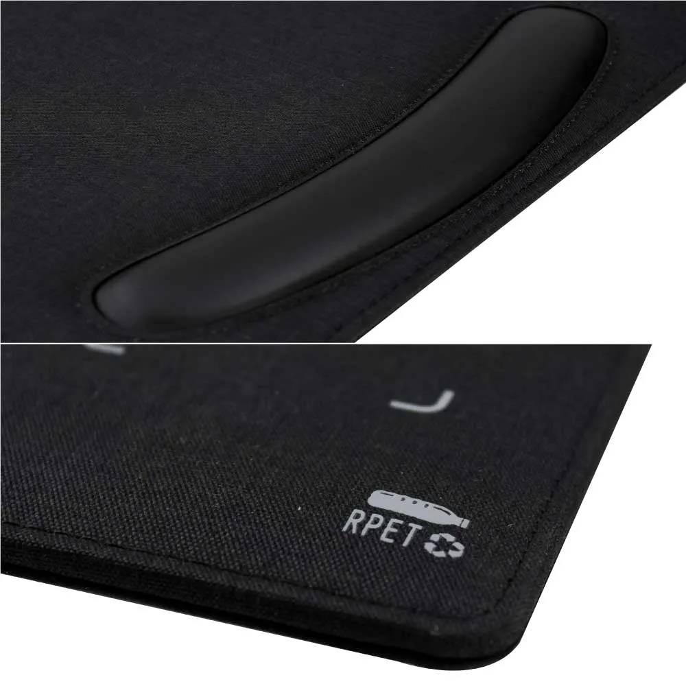 RPET Wireless Charging Mousepads 15W and Type-C