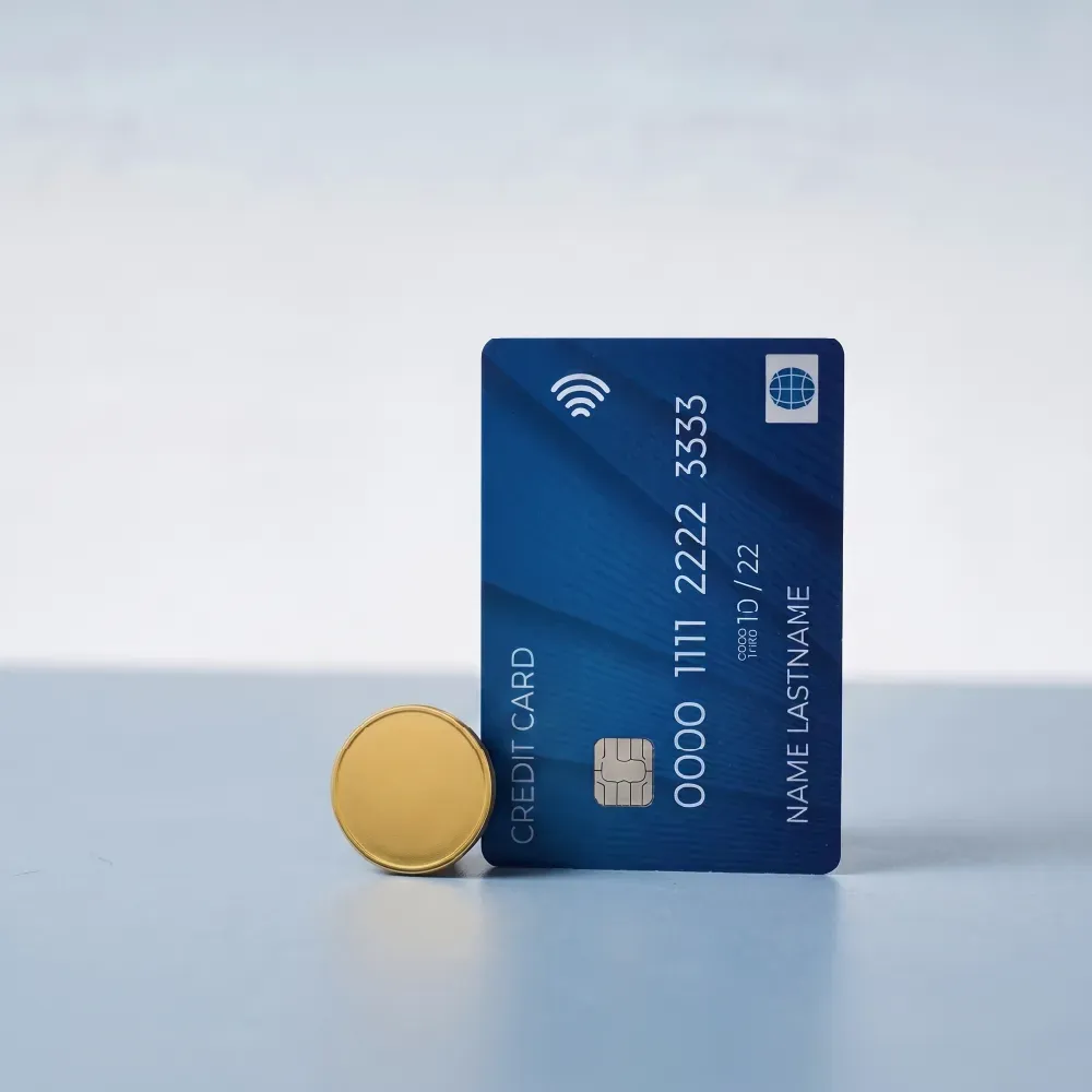 Gold Round Metal Badges with Magnet Attachment