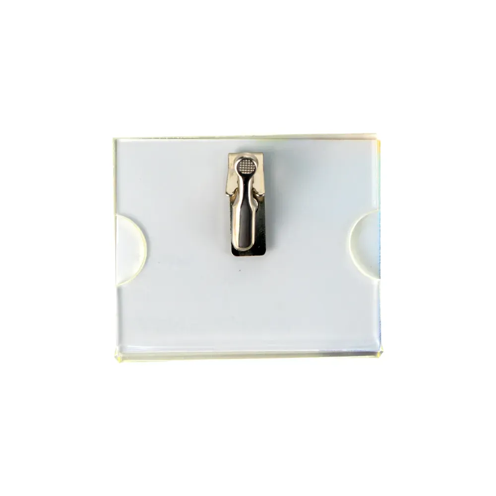 Reusable Acrylic Name Badges with Attachment
