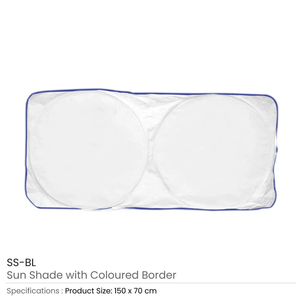 Sunshades for Cars in White Tyvek Material