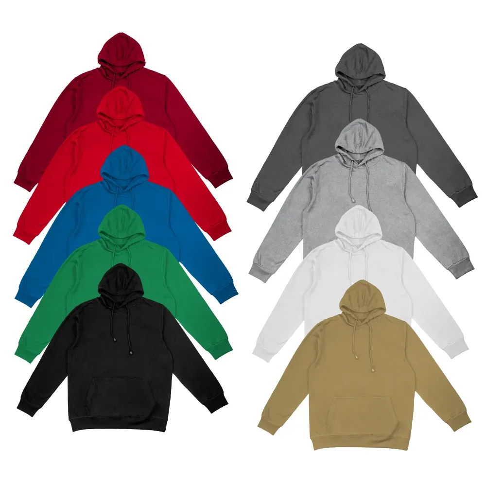 Fleece Hoodies Oversized Pullover in (S to 3XL) Sizes