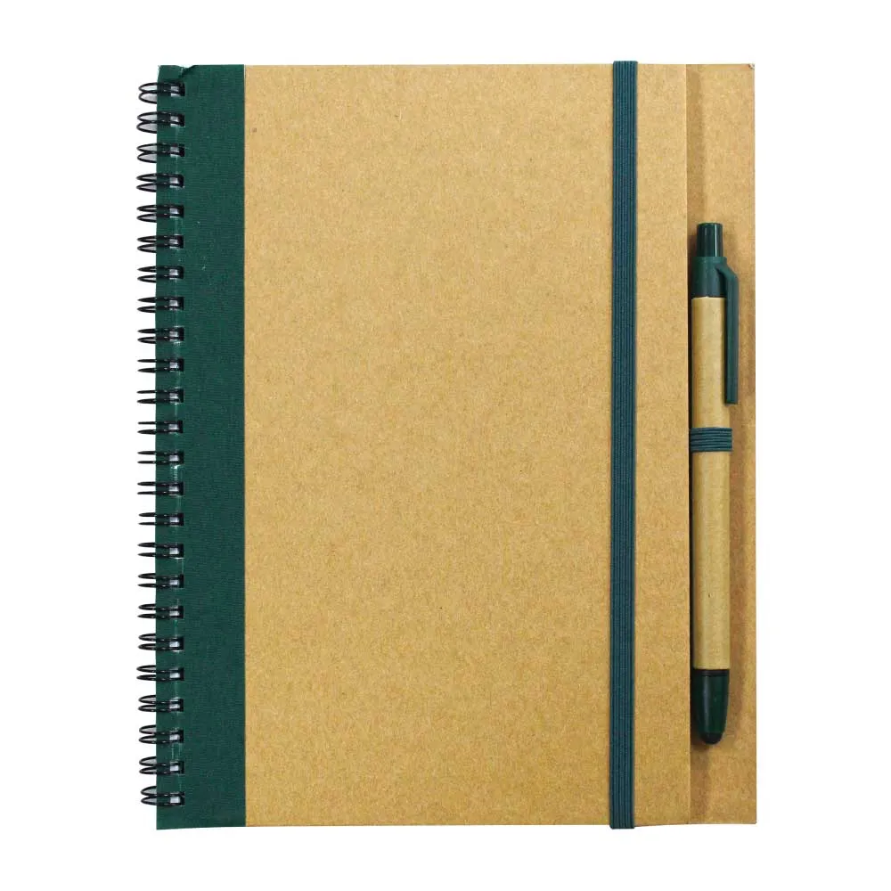 Recycled Notebook with Stylus Pen