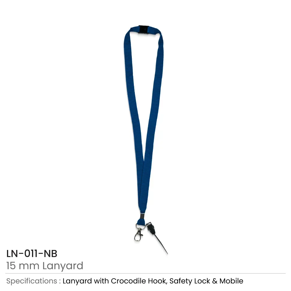 Lanyards with Crocodile Hook, Mobile Holders & Safety Lock