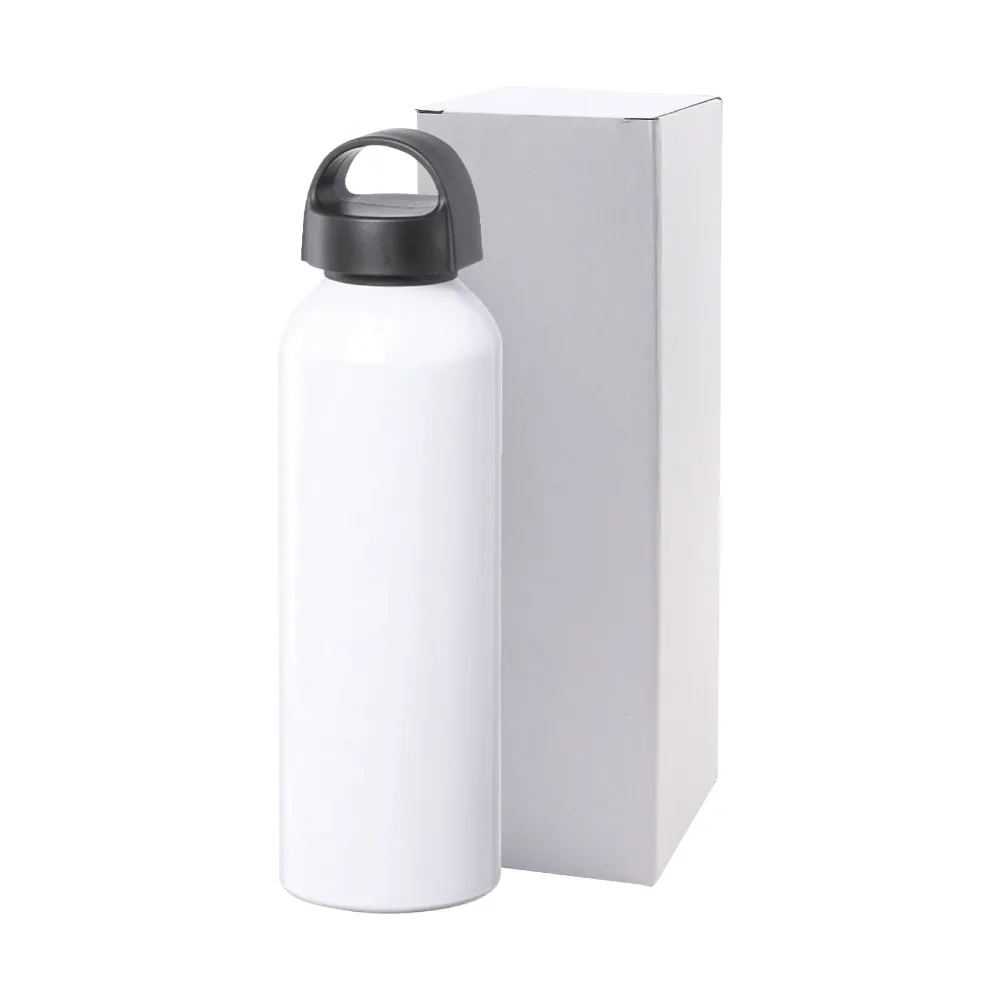 White Bottles with Breast Cancer Awareness Logo