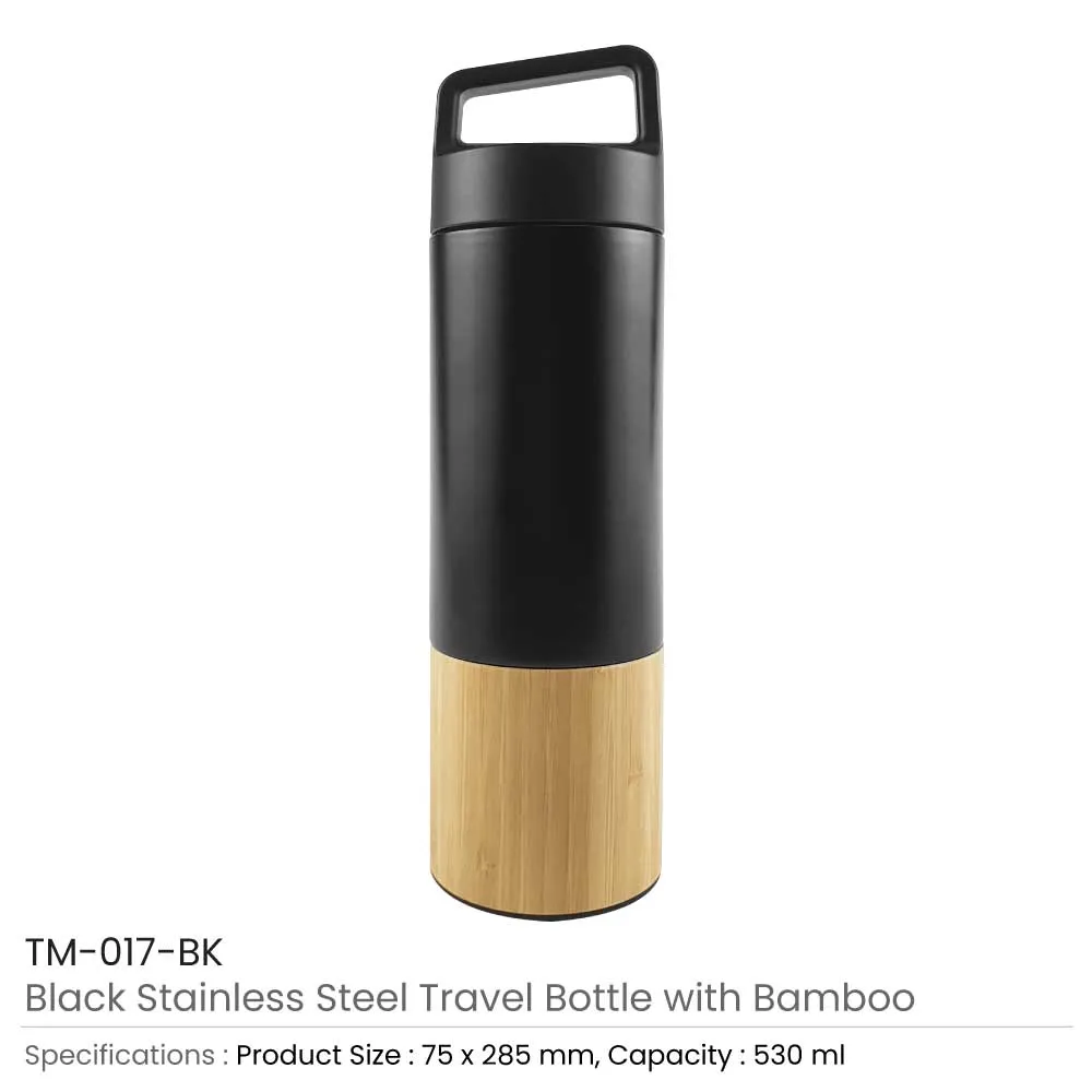 Travel Bottles with Bamboo