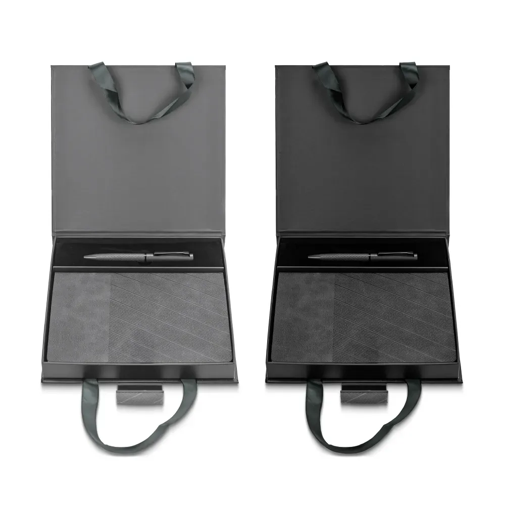 Premium Office Gift Sets in Magnetic Clasp Closure & Ribbon Handle Box