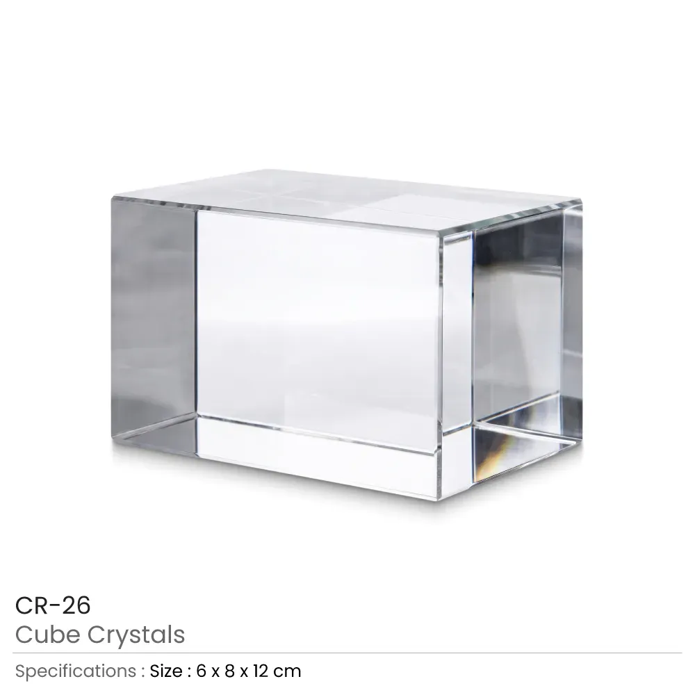 3D Rectangular Crystal Cube