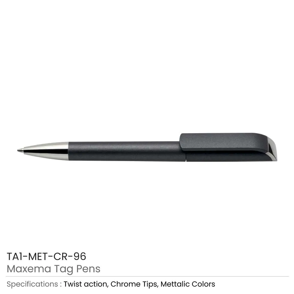Maxema Tag Pens Metallic Colors