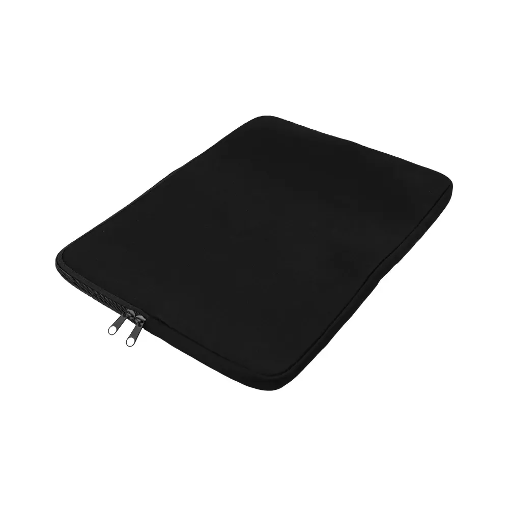 15-Inch Laptop Sleeve, Double Zipper in Black Color