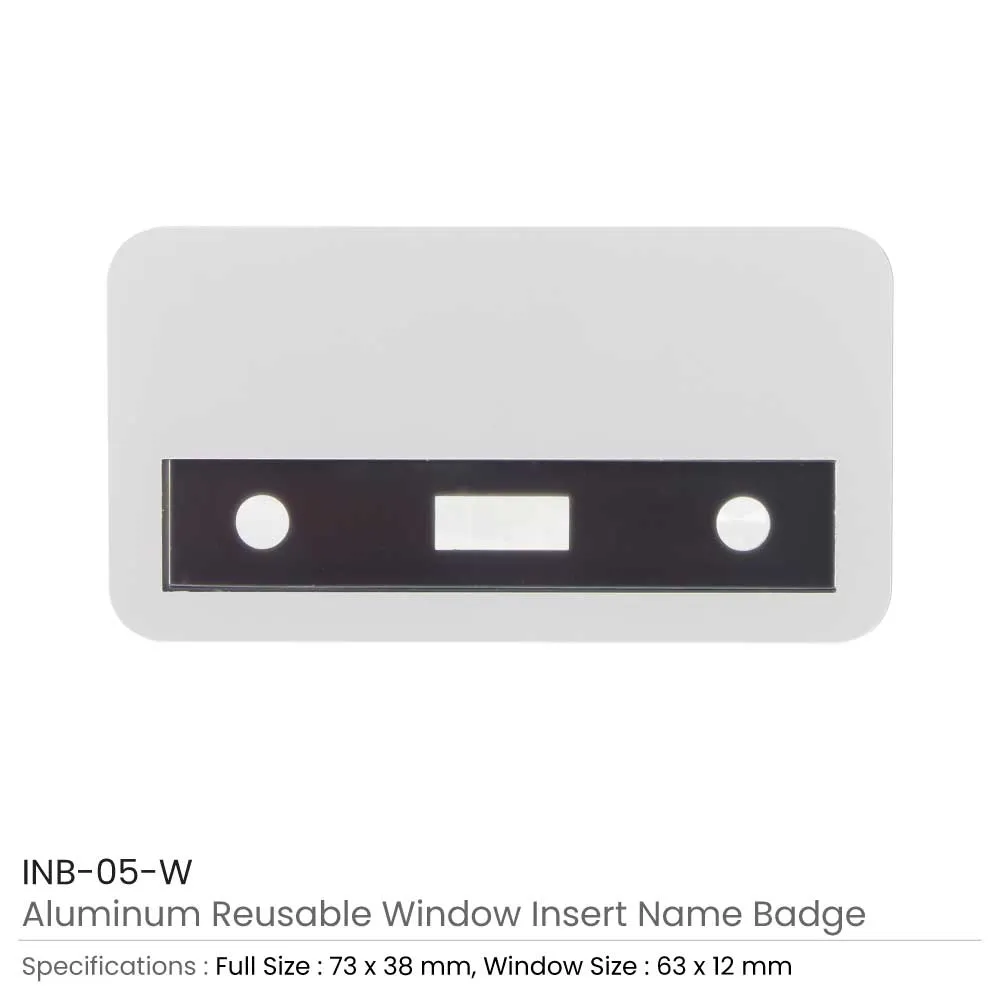 Reusable Name Badges