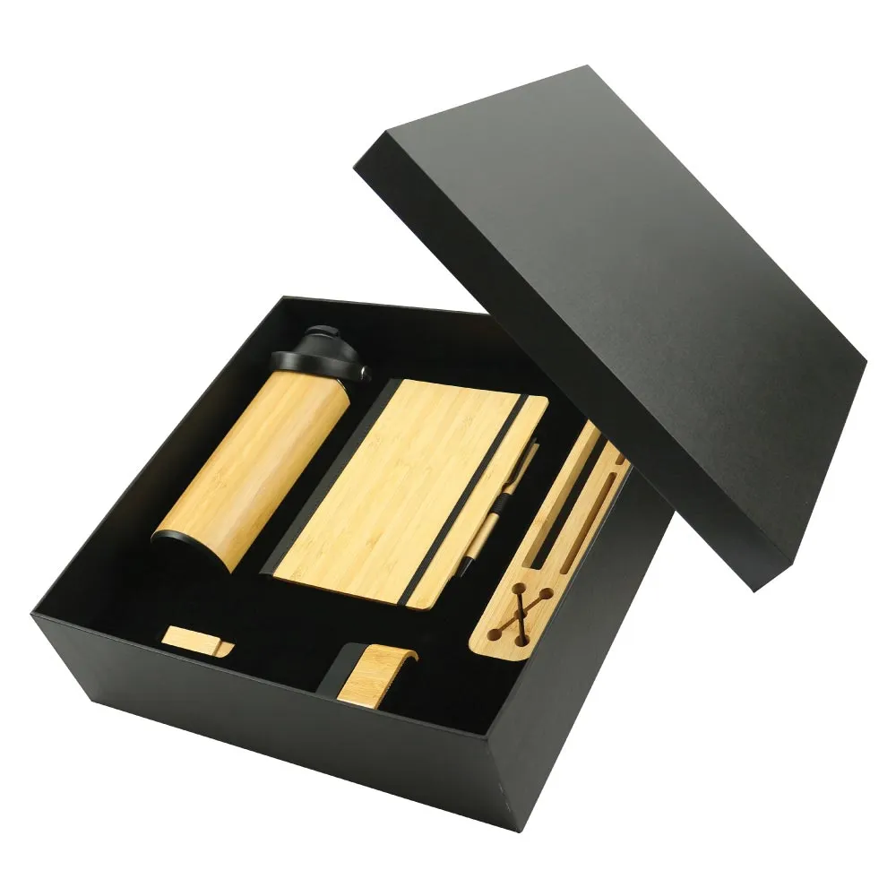Promotional Gift Sets with Black Cardboard Gift Box