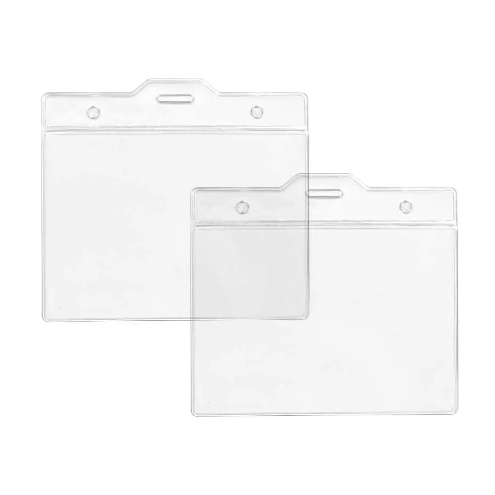 Clear Plastic ID Card Holder