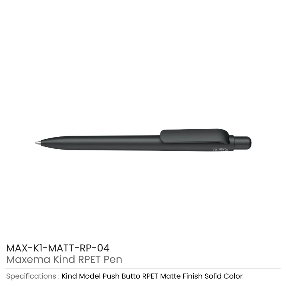 Maxema Kind rPET Pens, Matte Solid Color