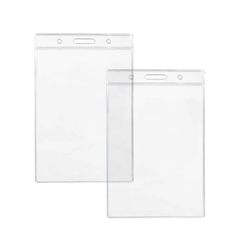 Clear Plastic ID Card Holder