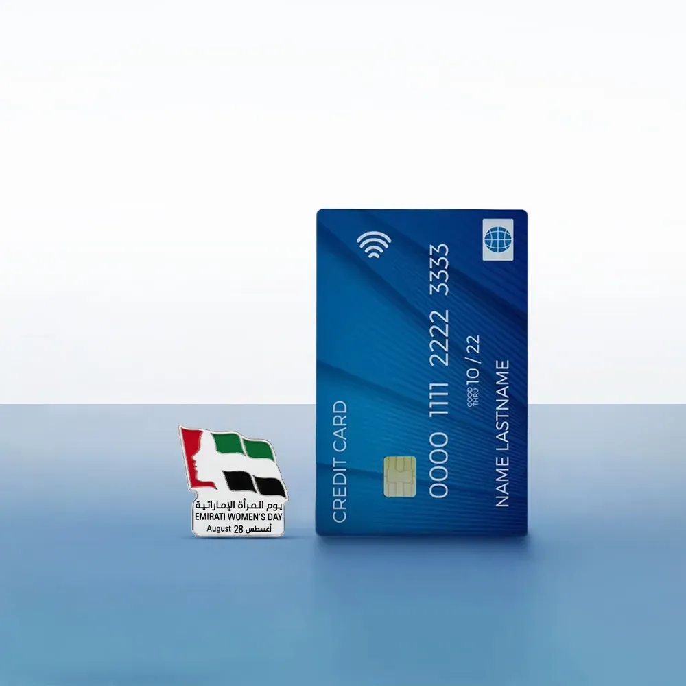 Emirati Women's Day Badges in Metal with Magnet Attachment