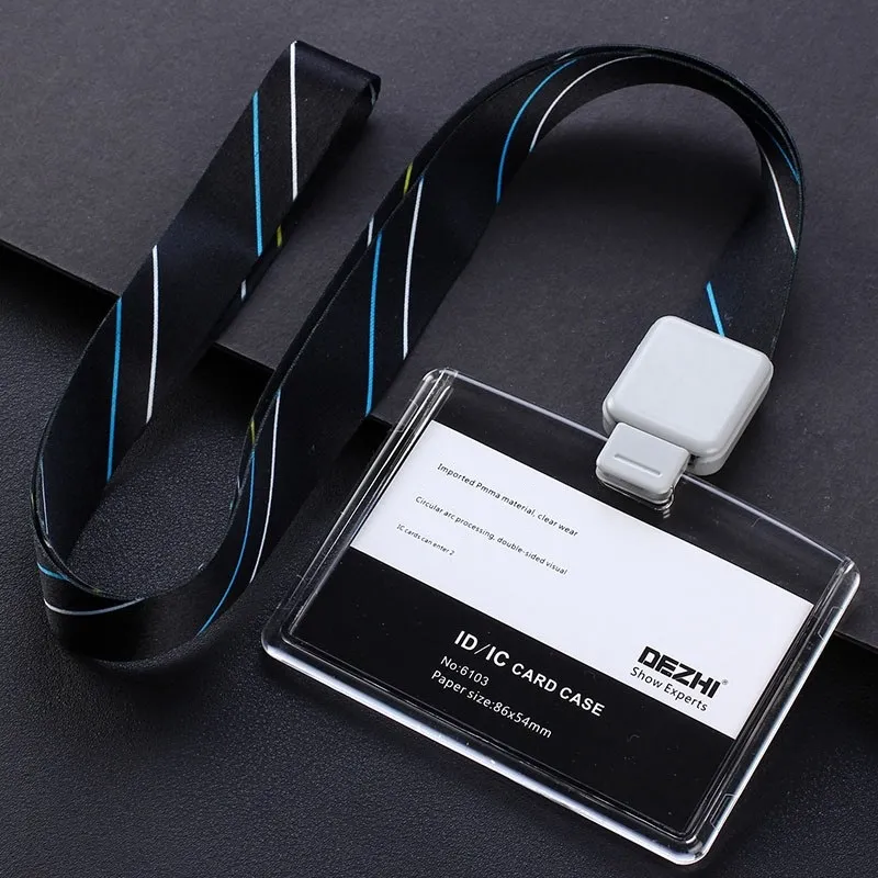 Retractable Badge Reel, Lanyard Clip and ID Card Holder