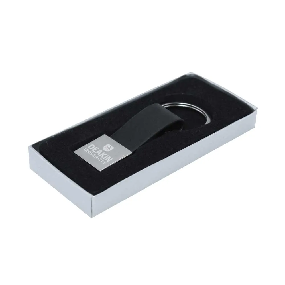 Metal Keychain with Strap