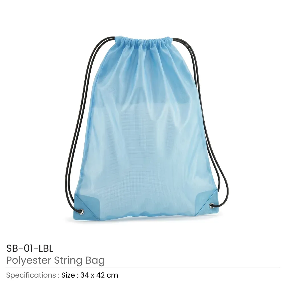 Promotional Drawstring Bags in High-Quality Polyester Material