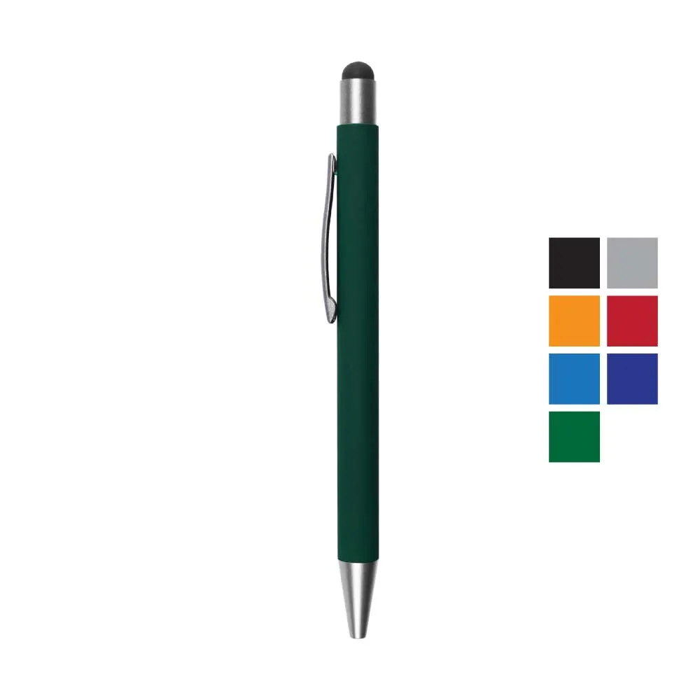 Rubberized Stylus Metal Pens