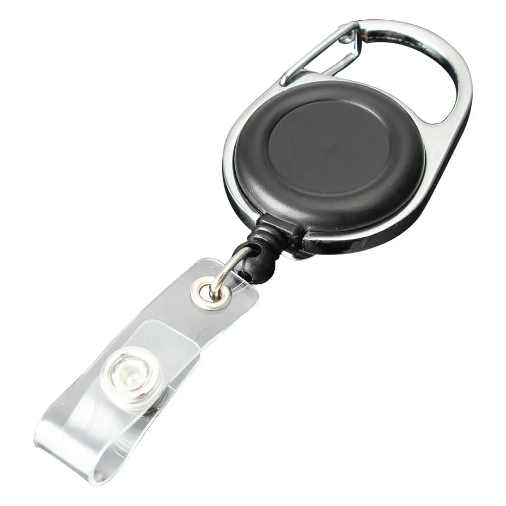 Reel Badges with Carabiner and Belt Clip
