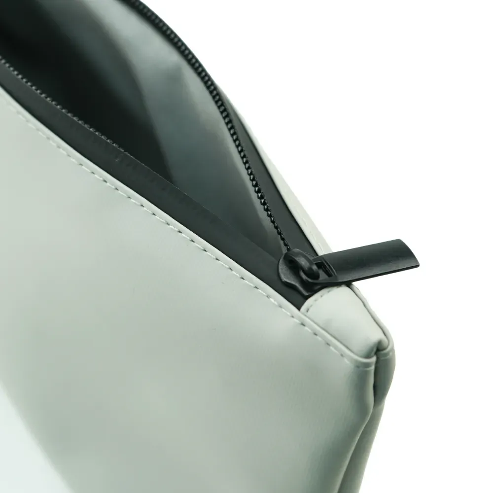 Cosmetic Pouch with Zipper in Soft PU Material