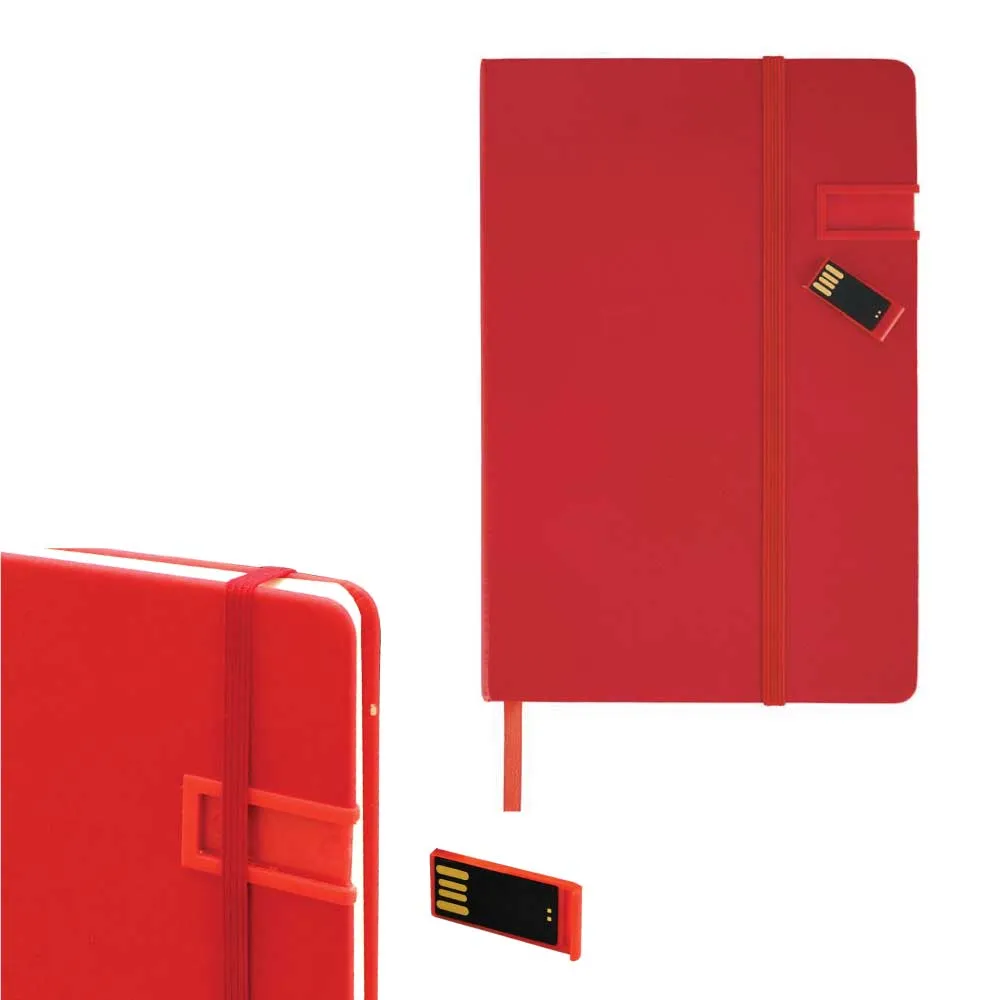 Notebook with USB Flash