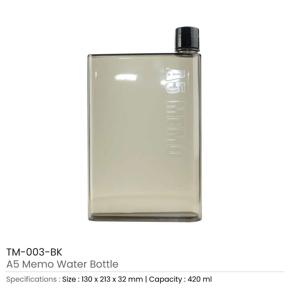 A5 Memo Water Bottles
