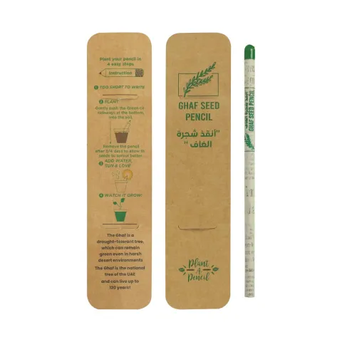 Ghaf Seed Plantable Pencil in Single Pack Eco-Sleeve