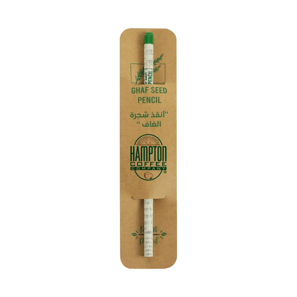 Ghaf Seed Plantable Pencil in Single Pack Eco-Sleeve