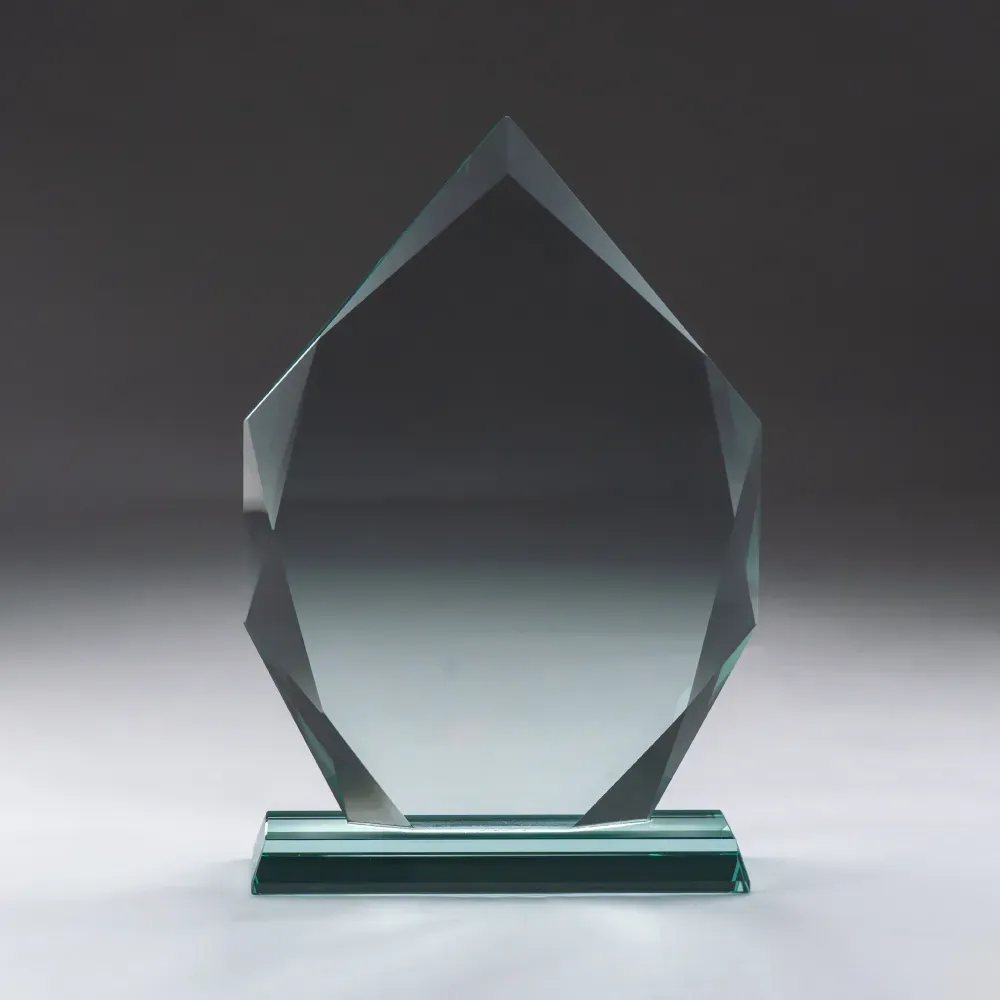 Iceberg Design Crystal Awards with Glass Base