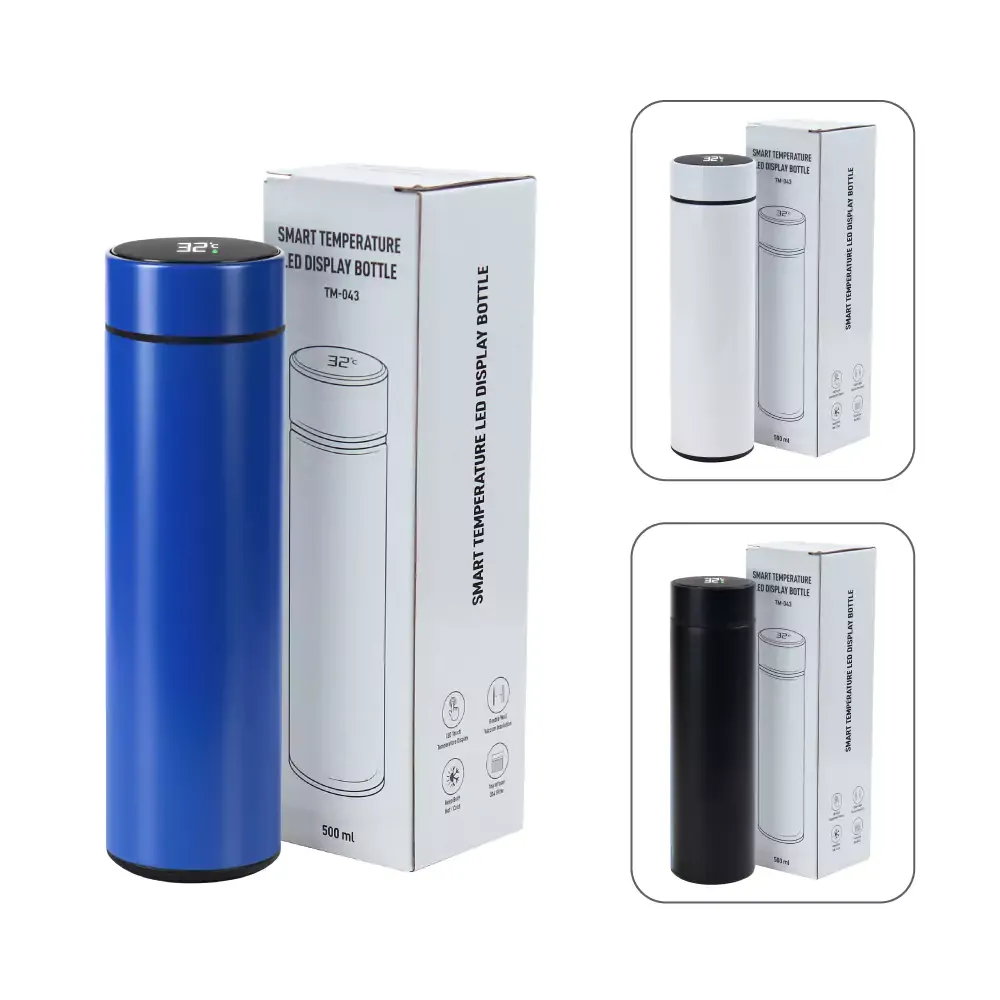 Double Wall Bottles with Temperature Display 500ml - Ramadan Gifts