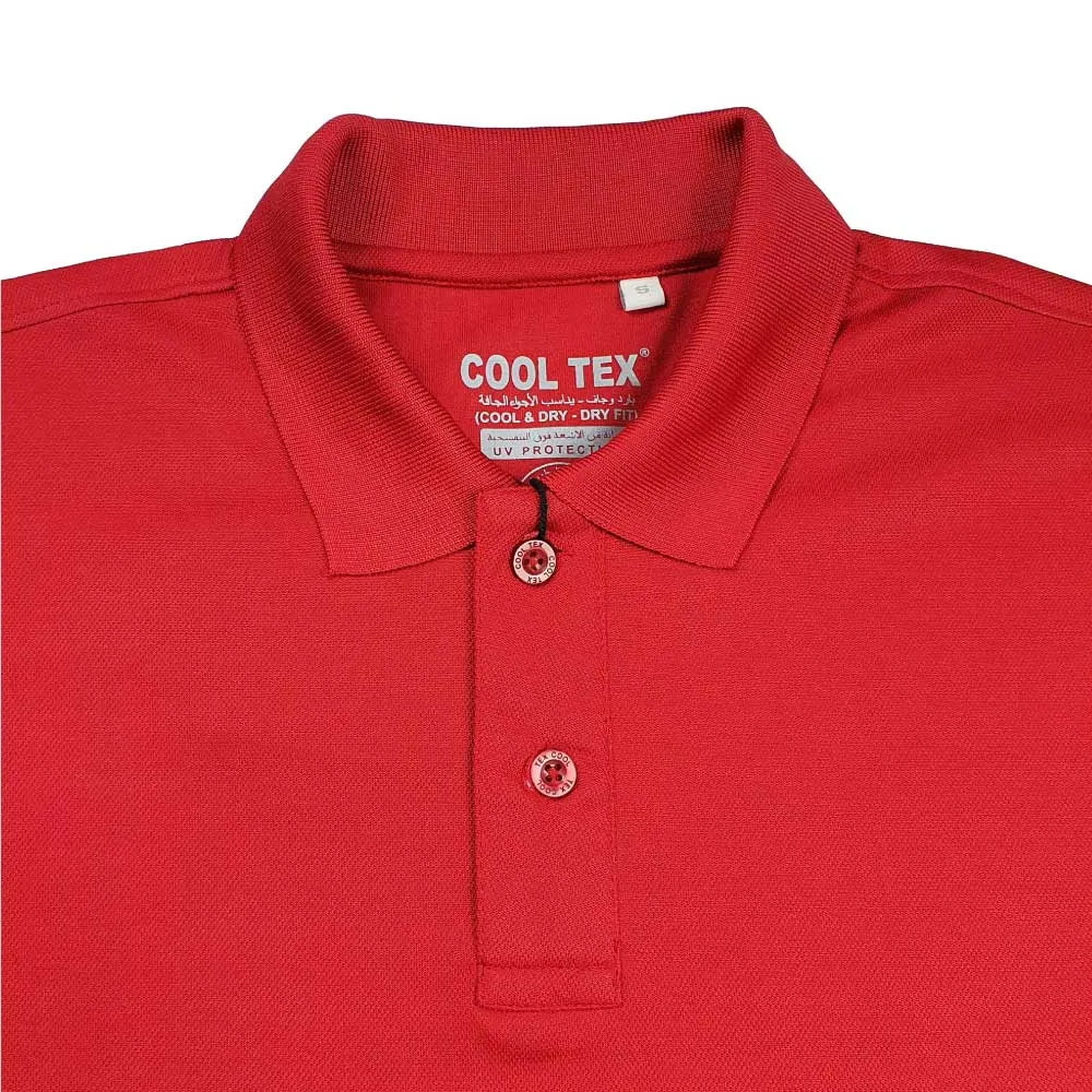 CoolTex Polo Shirts 100% Cotton Material 220GSM