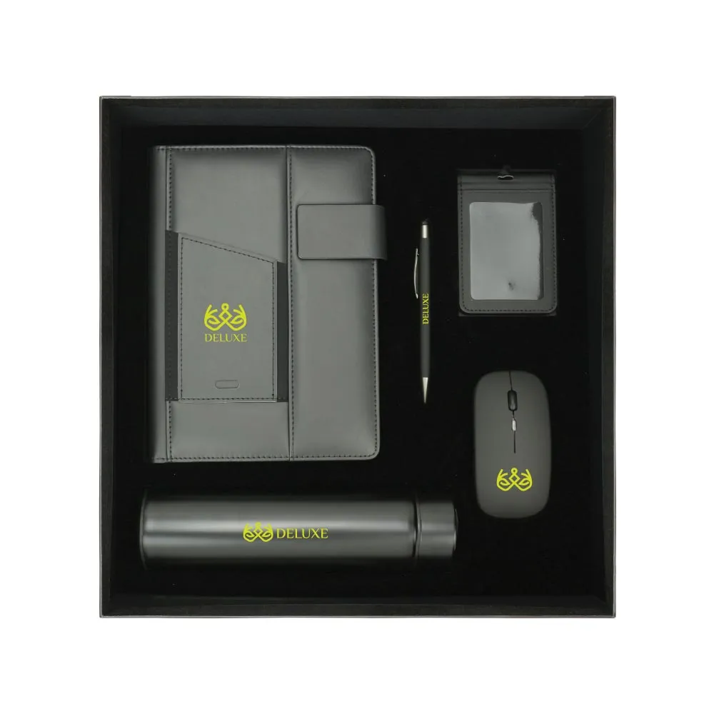 Corporate Office Gift Set in Black Cardboard Box