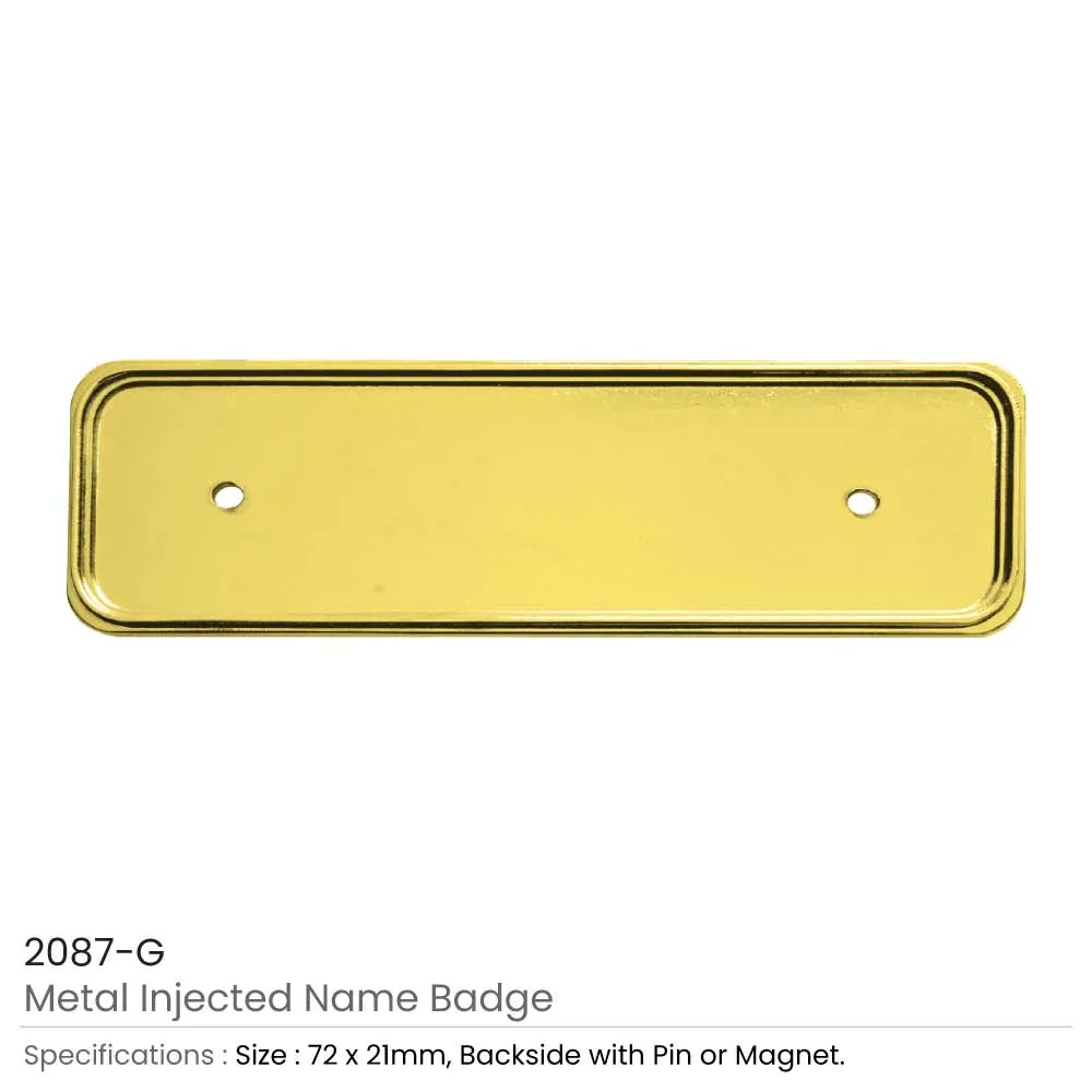 Metal Injected Name Badges