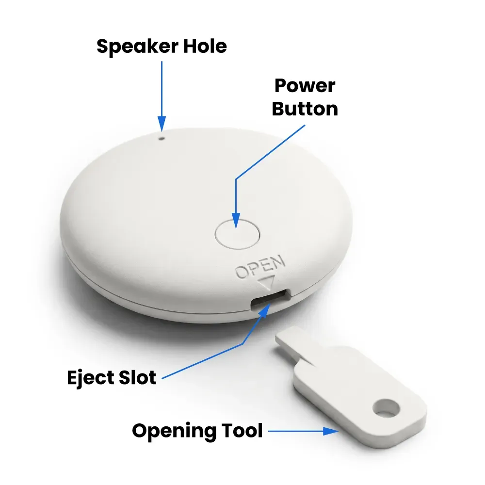 Smart Anti-Loss Tracker with PU Keychain – Track It Anywhere