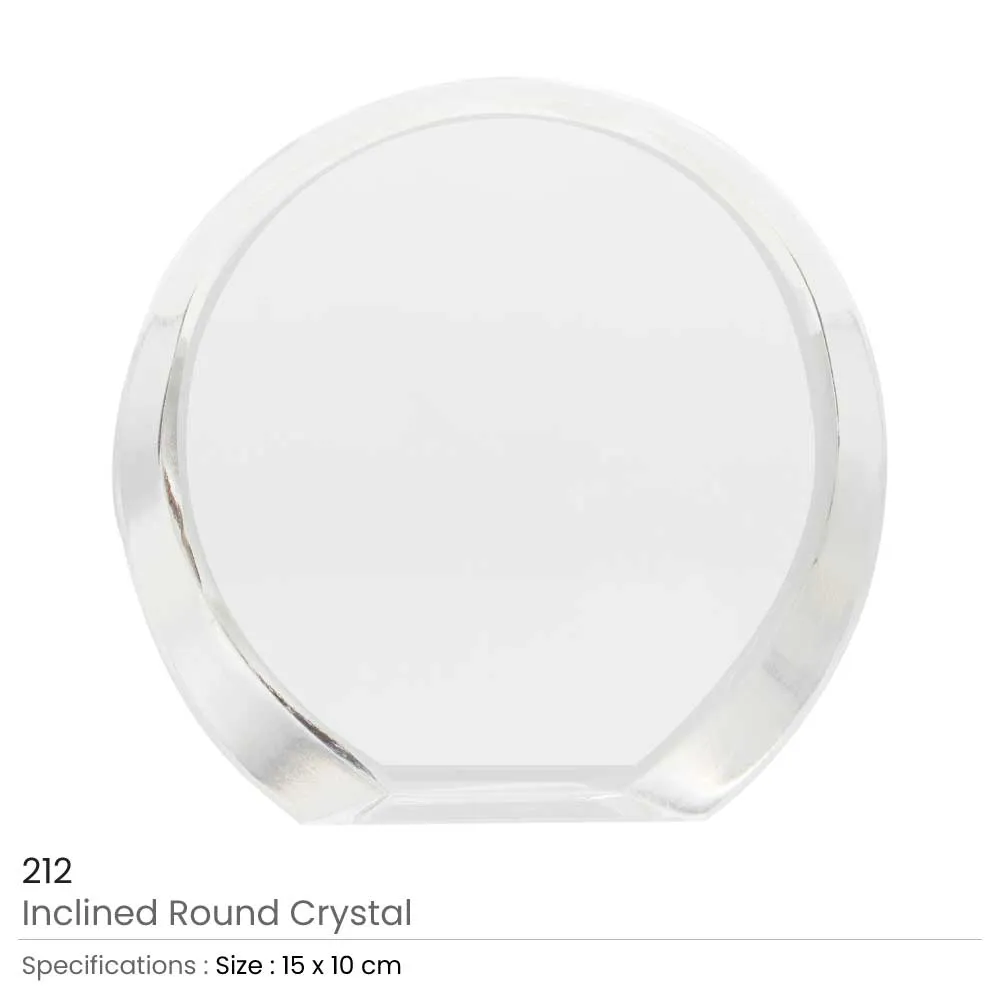 Inclined Round Crystals
