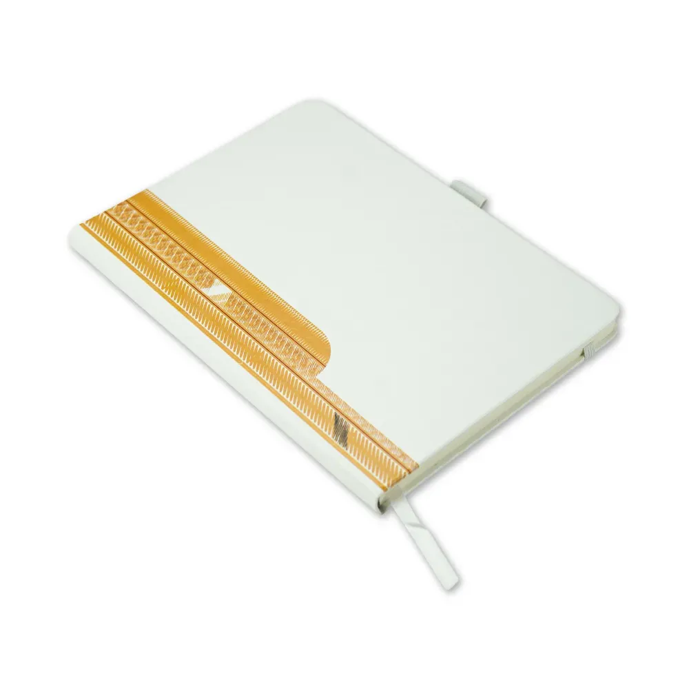 Arabic Bisht Style Notebooks — A5 Hard Cover with Elastic Band, Bookmark & Pen Holder