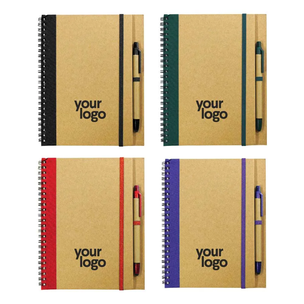 Recycled Notebook with Stylus Pen