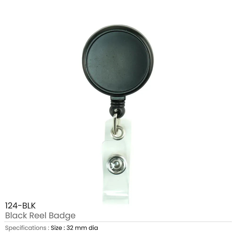 Round Metal Reel Badges