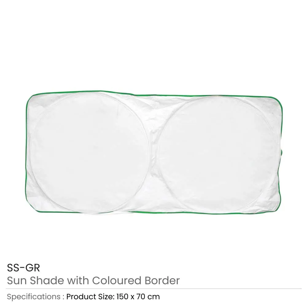 Sunshades for Cars in White Tyvek Material