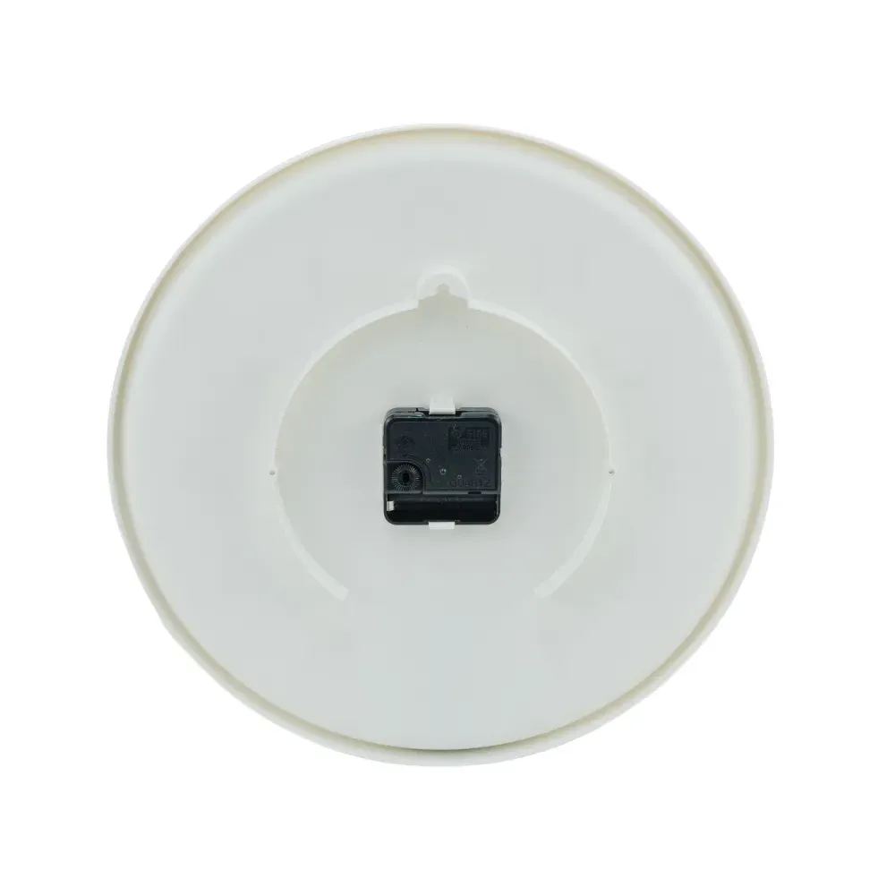 Round Analog Wall Clock Matte Finish White