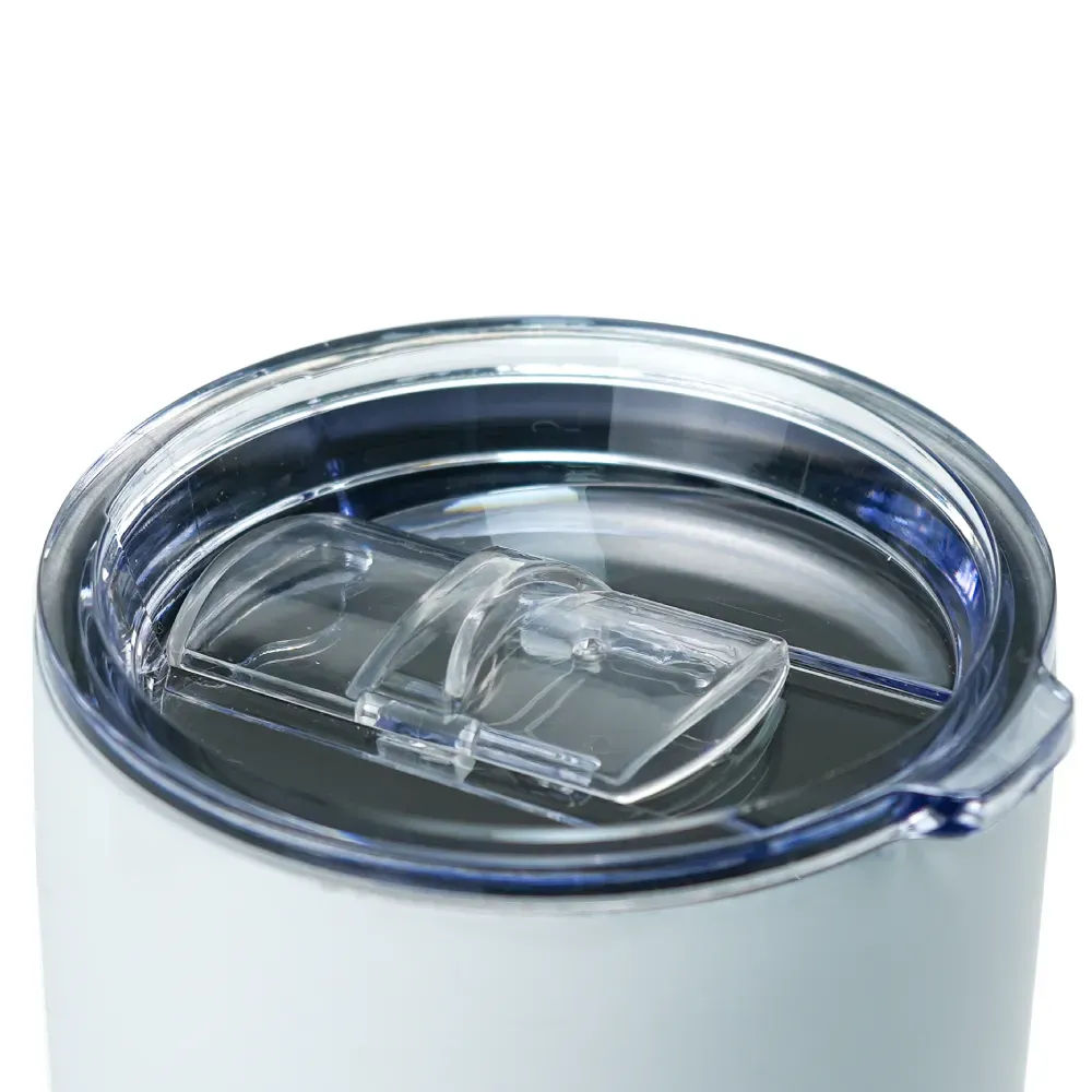 Dorniel Designs Tumblers with Transparent Lid, Recycled Stainless Steel - 540ml