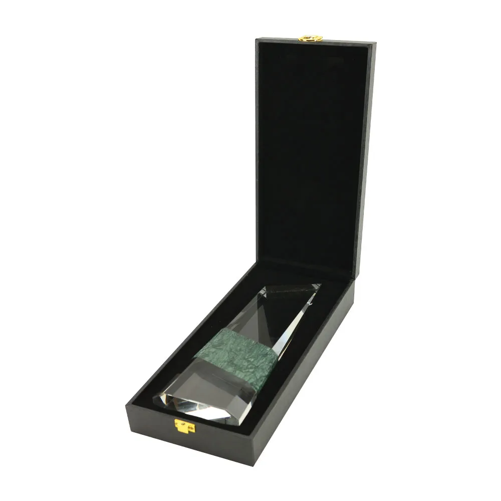 Vertical Crystal & Marble Awards in Box