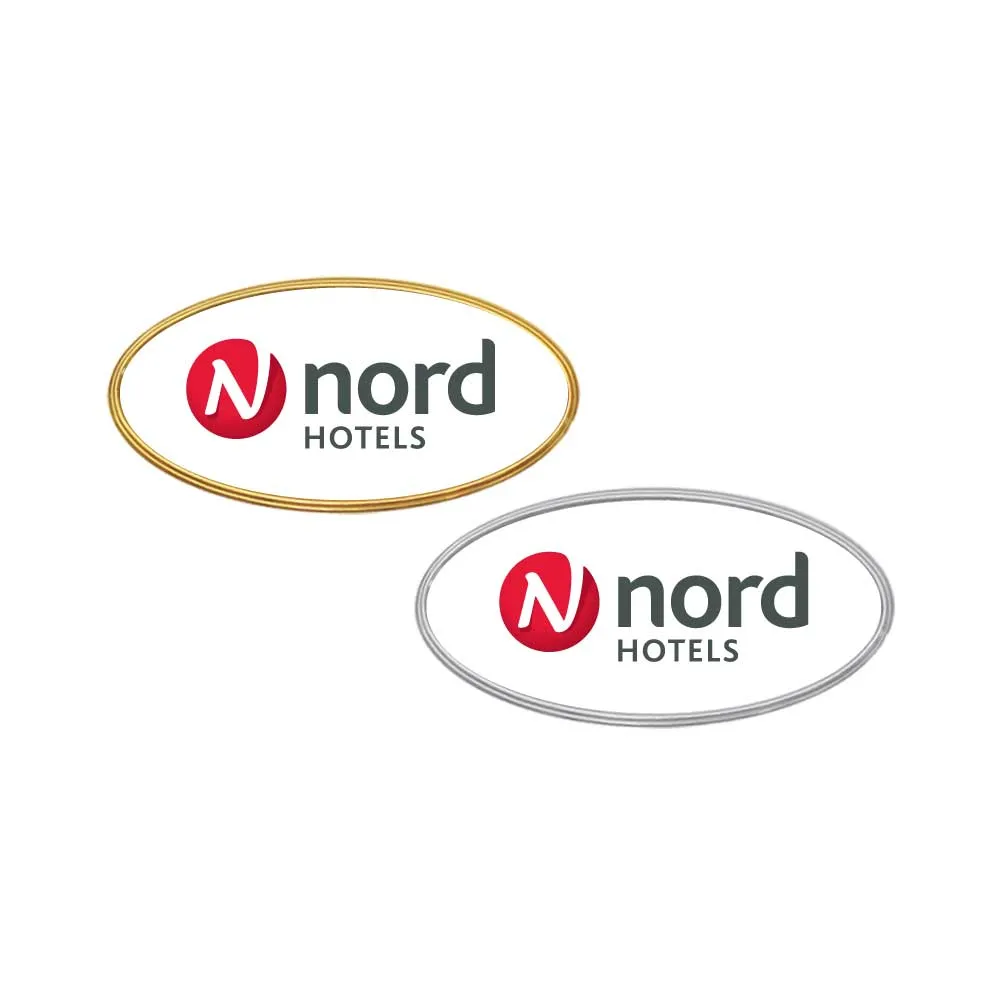 PVC Injected Oval Name Badges