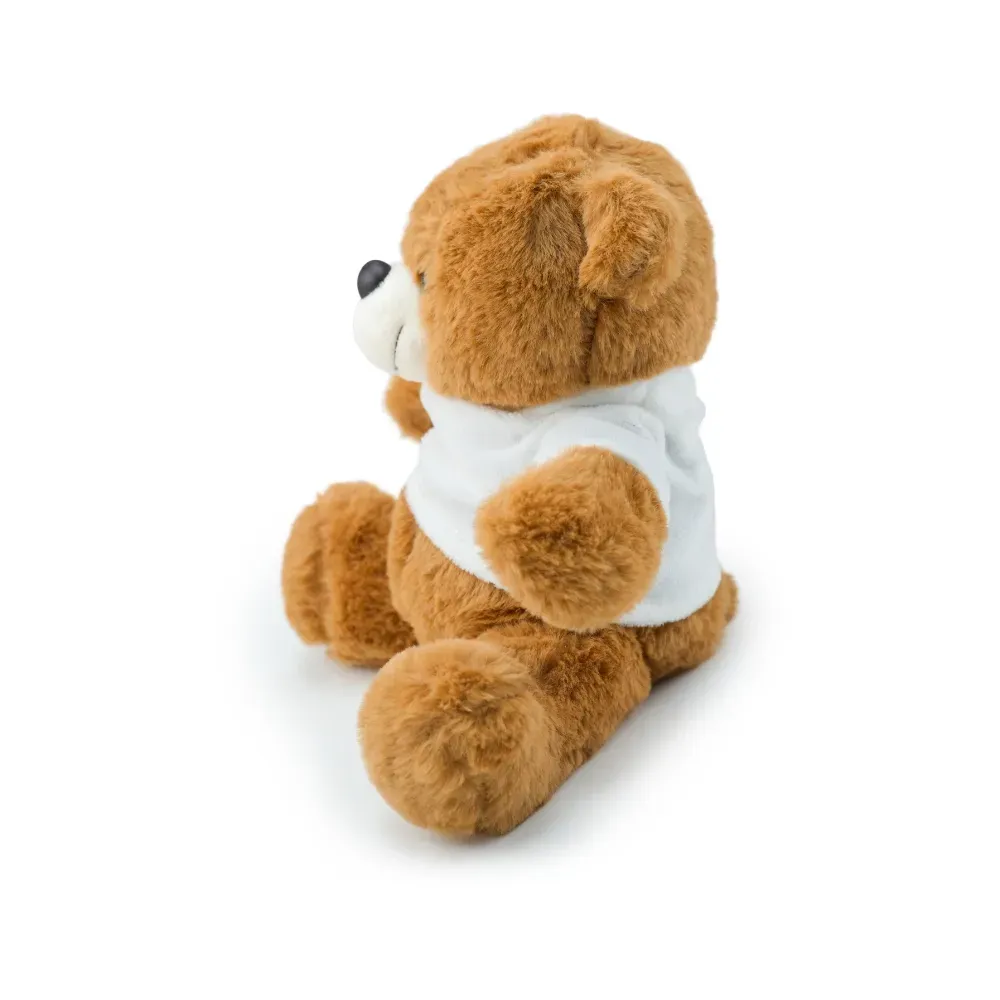 Promotional Teddy Bear Toys with Printable White Tshirt
